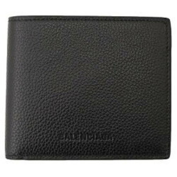 BALENCIAGA ESSENSQ FOLD CO Wallet Fold Coin Black - Picture 1 of 3